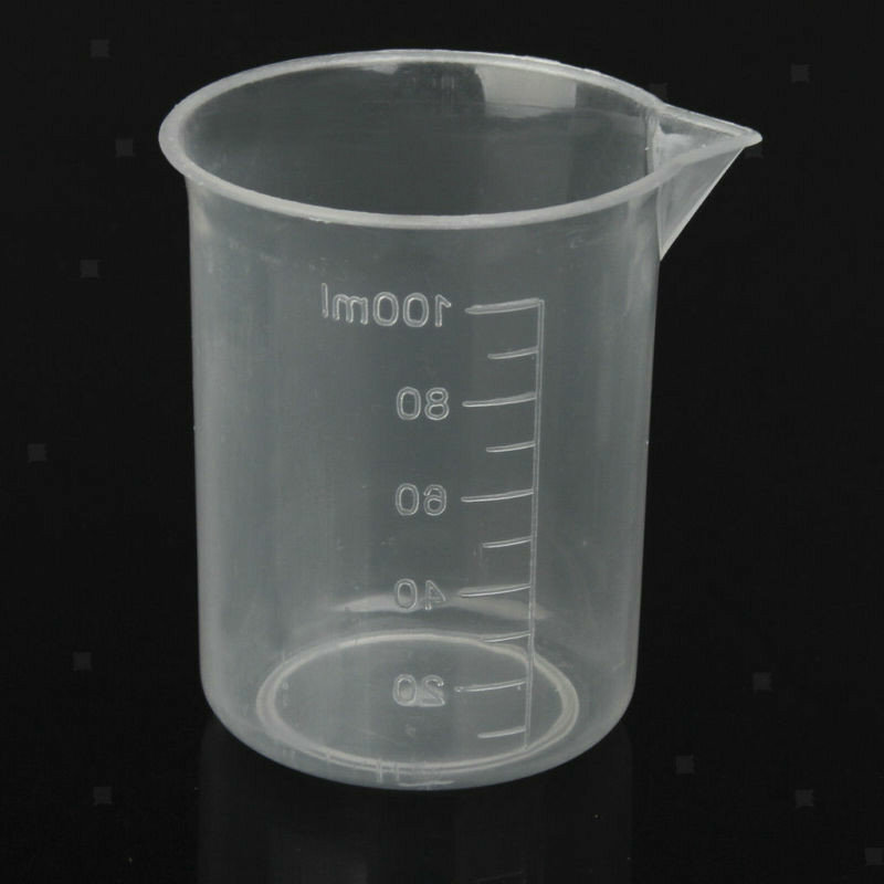 4 قطعة/المجموعة شفافة البلاستيك تخرج قياس كوب المطبخ و شريط لوازم ل BakingBeaker السائل مع قياس كأس