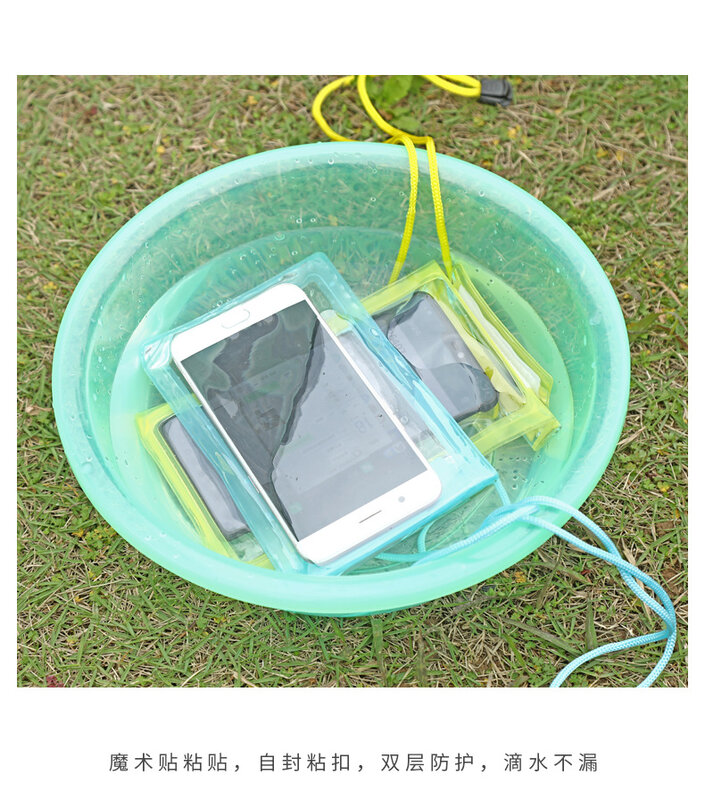 أكتيفينغ السفر السباحة مقاوم للماء حقيبة حافظة لهاتف 5.5 بوصة هاتف محمول انخفاض الشحن