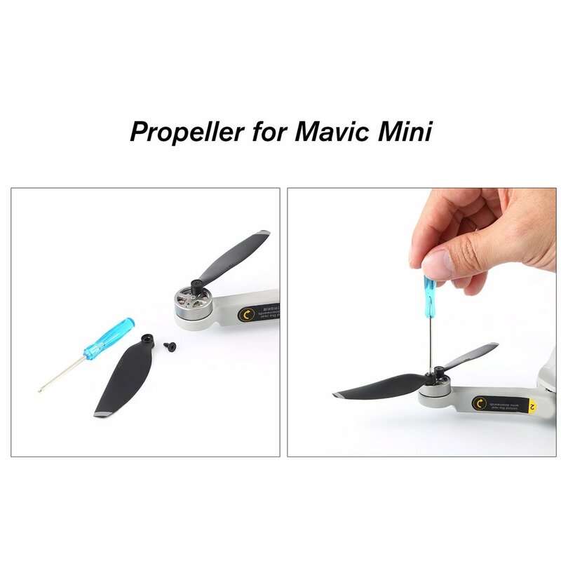 8 قطعة Mavic المروحة الصغيرة مجموعة رحلة أكثر هدوءا وقوة الدفع ل DJI Mavic مراوح صغيرة