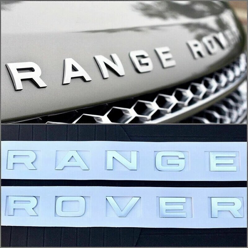 ABS سيارة التصميم الجذع شعار رسائل شعار ل رينج روفر سبورت إيفوك ديسكفري سيارة التصميم هود جذع شارات لوجو ملصق