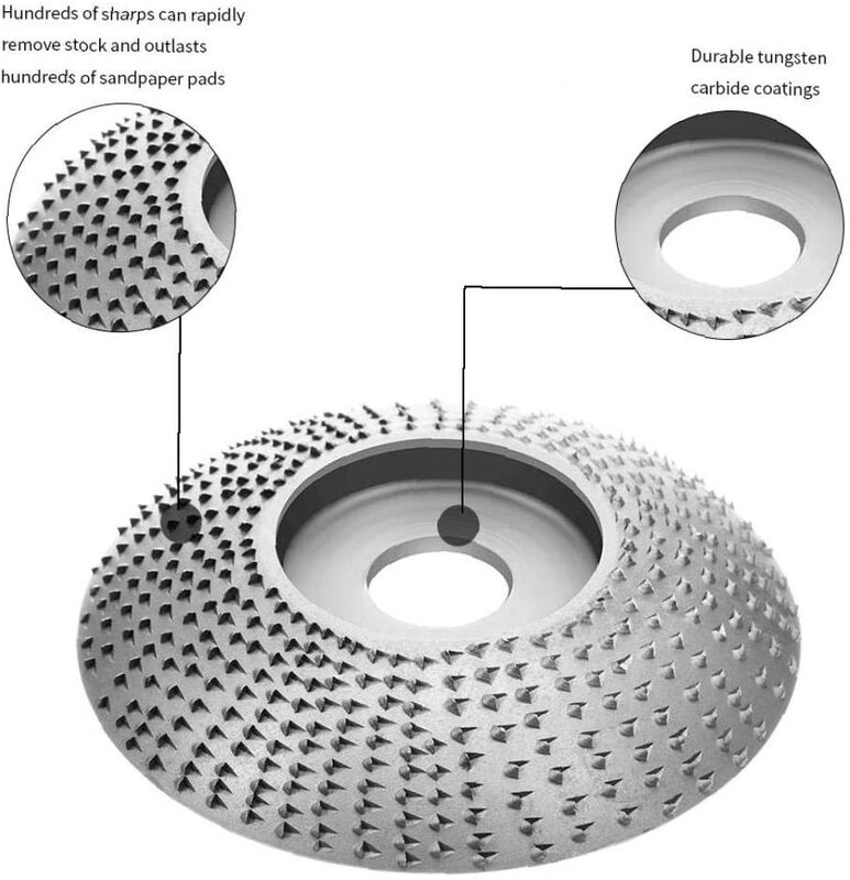 الخشب طحن عجلة التنغستن كربيد طحن عجلة طاحونة تشكيل القرص نحت قرص كشط ل 5/8 بوصة