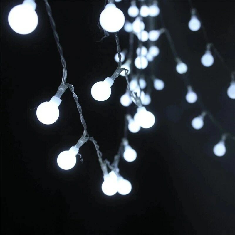 1.5/2/3/4/5/10 متر LED عطلة الجنية جارلاند الكرة سلسلة أضواء غلوب لوازم ديكورات زفاف للمنزل بطارية حبل أضواء