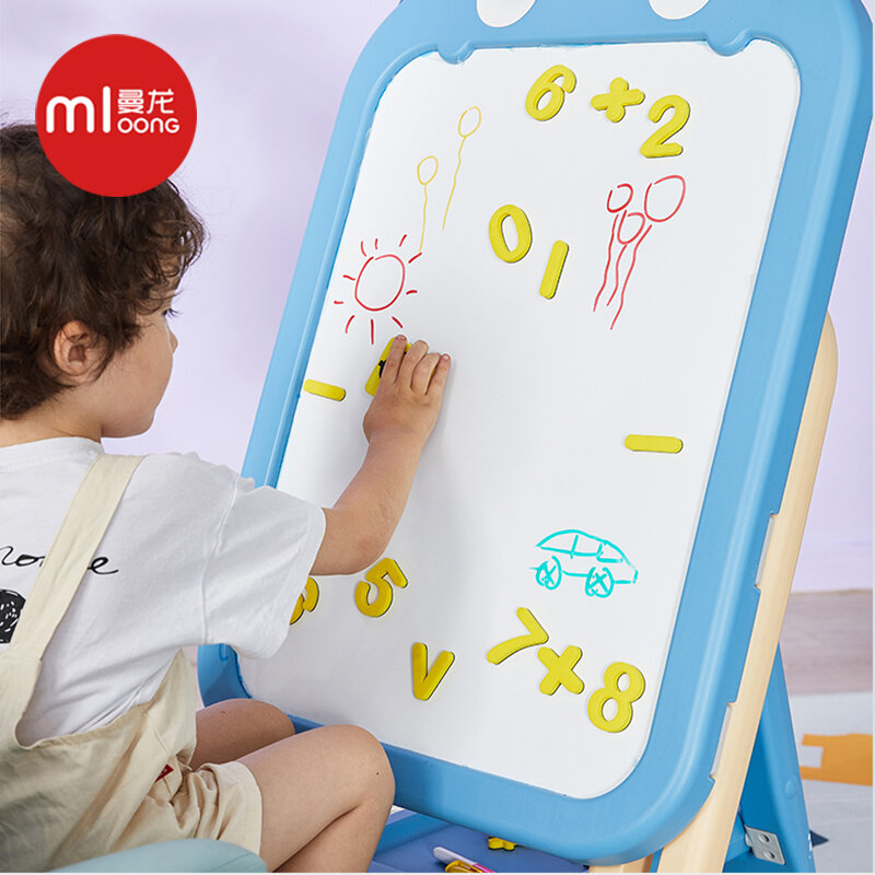 Mloong الدائمة ألعاب لوحة الرسم للأطفال طوي لوح رسم اللوحة ألعاب مونتيسوري للأطفال لغز التعليمية