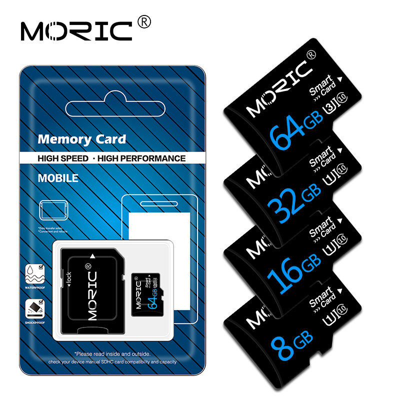 Moric-بطاقة ذاكرة فلاش Micro sd ، 32 جيجابايت/64 جيجابايت/128 جيجابايت ، الفئة 10 ، بطاقة sd ، 8 جيجابايت ، 16 جيجابايت ، للهاتف والكمبيوتر الشخصي