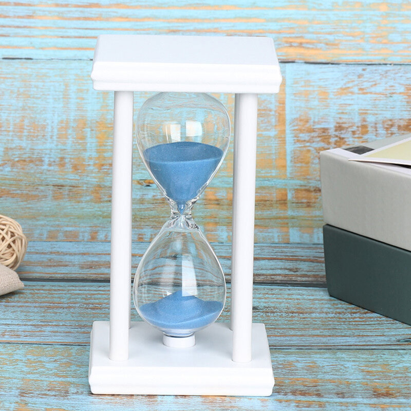 45/60min Wooden Sand Clock Sandglass Hourglass Timer Kitchen School Home Decor #4