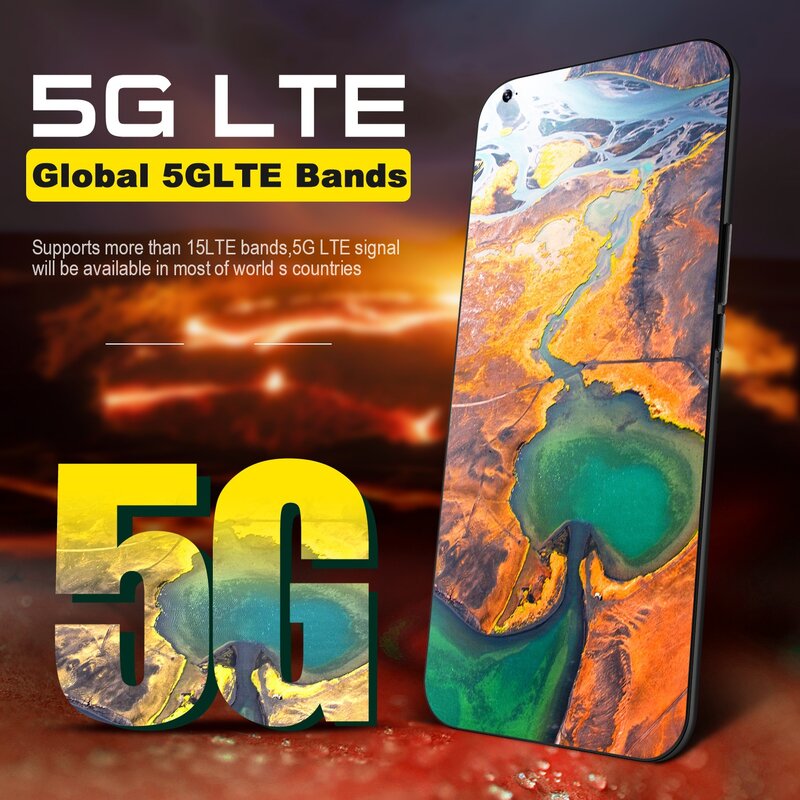الإصدار العالمي S21 الترا أندرويد الهاتف الذكي 16GB + 512GB 7.3 بوصة الهواتف المحمولة النسخة الجديدة الهواتف المحمولة 5G شبكة celole 24 + 48MP