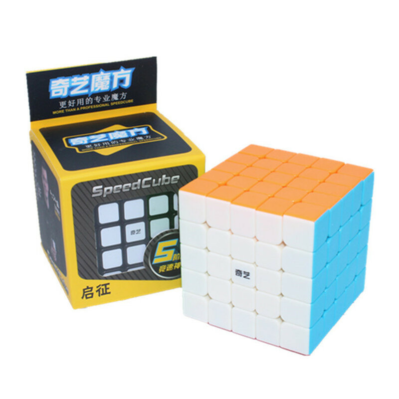 QiYi-المكعب السحري QiZheng 5x5x5 ، لعبة ألغاز تعليمية احترافية للبالغين والأطفال ، تمرين إبداعي ، هدية للدماغ