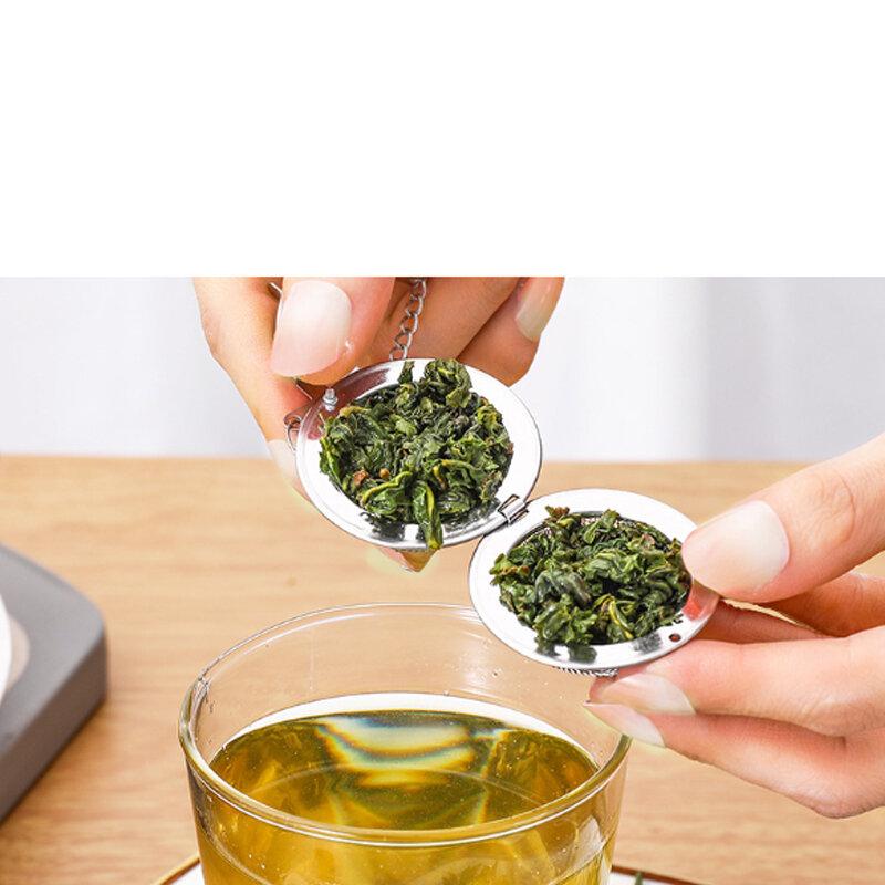 مصفاة للشاي مصنوعة من الاستانلس ستيل 5 مقاسات على شكل كرة توابل مصفاة شبكية مصفاة للشاي مصفاة للشاي ملحقات المطبخ