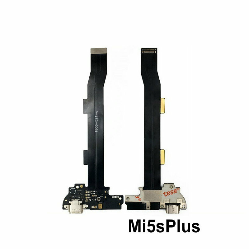 شاحن USB أصلي لـ Xiaomi Mi5s 5S Plus ، منفذ قاعدة ، موصل ، كابل مرن مع ميكروفون