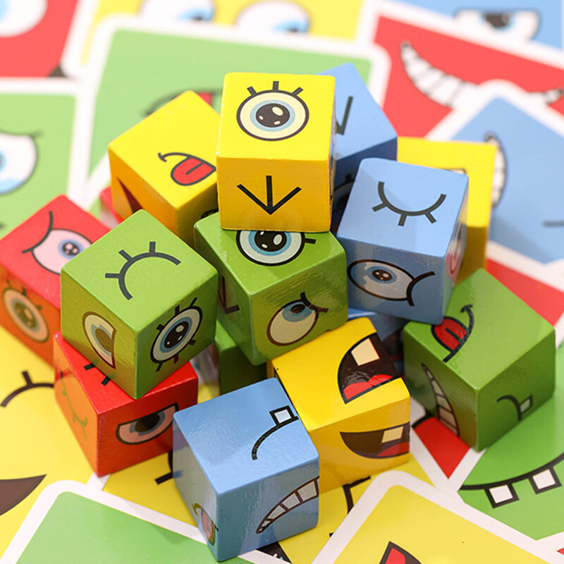 مجسمات هندسية خاصية تغيير الوجه لمكعب روبيك ألعاب لوحية تفاعلية ممتعة للأطفال والوالدين ألعاب تعليمية للأطفال هدية للأصدقاء