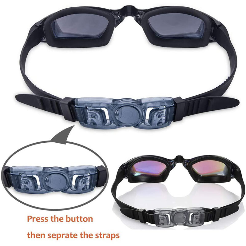 نظارات السباحة المضادة للضباب نظارات اوكولاري اوكلوس السباحة اكسسوارات الرياضة والترفيه بيسك بول رجل إمرأة نظارات شمسية