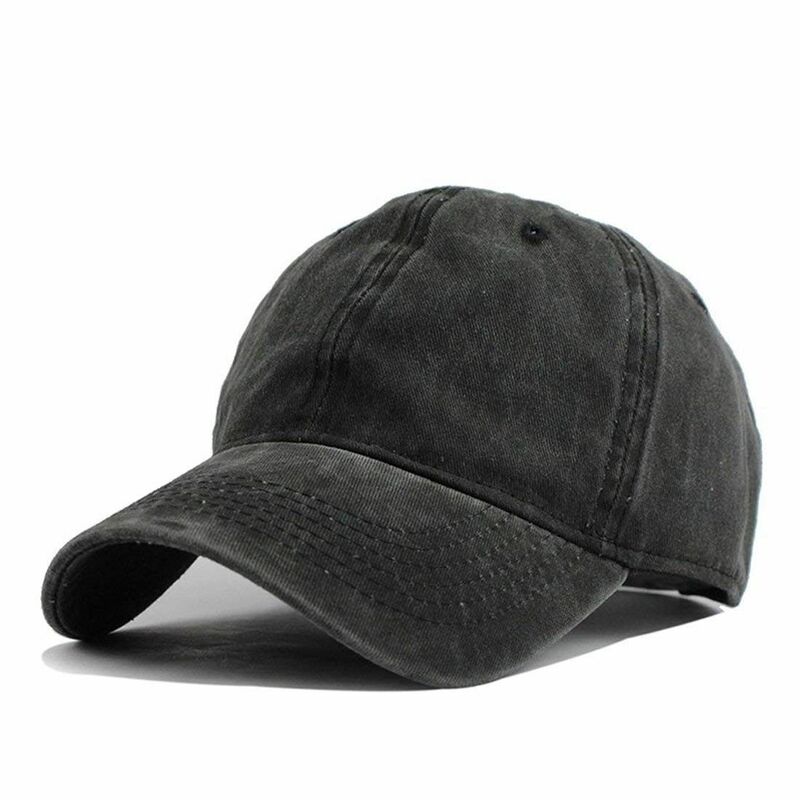 للجنسين لينة Casquette قبعة قبعة أنيقة على الموضة خمر قبعات البيسبول قابل للتعديل