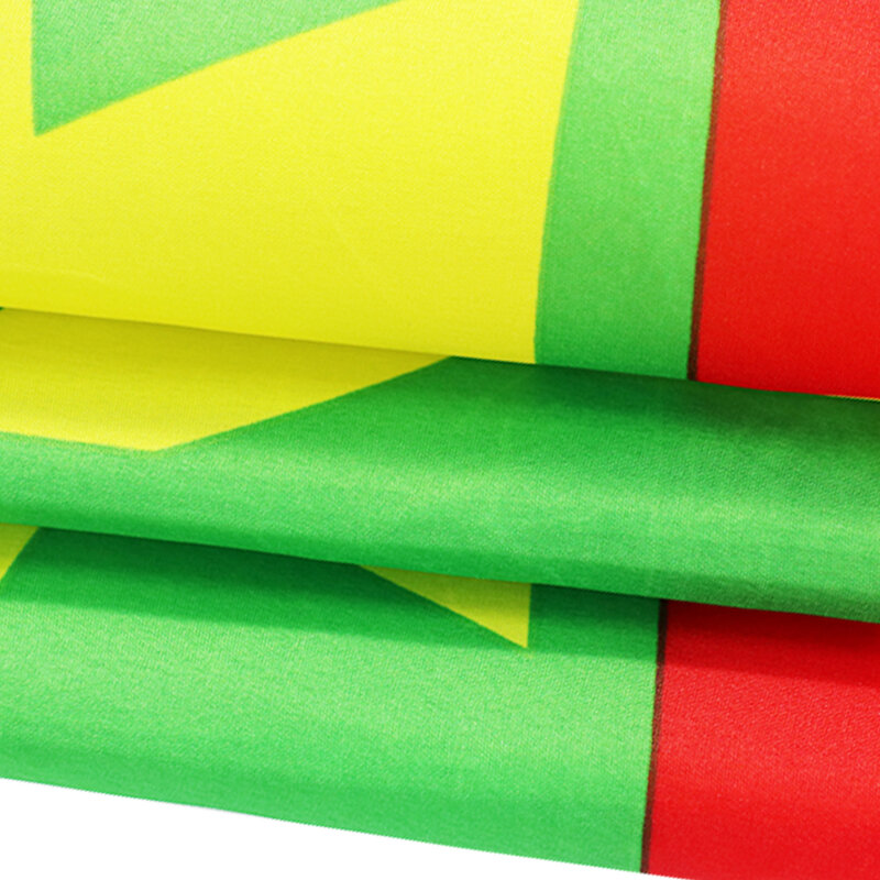 3x5 قدم إثيوبيا أورومو العلم البوليستر طباعة أوروميا الوطنية راية