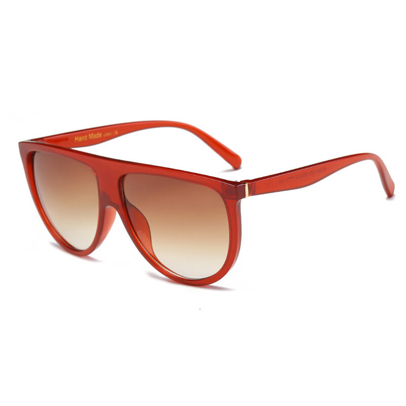 OEC CPO-نظارات شمسية مربعة عتيقة للنساء والرجال ، نظارات شمسية كبيرة الحجم من الأسيتات ، تصميم ريترو ، UV400 O65