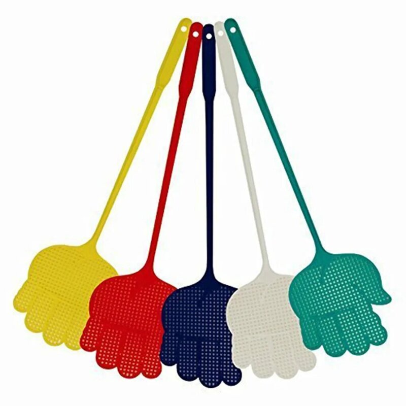 Pack of 5 Flyswatter Plastic Exquisite Household Accessories Palm Kitchen Accessory Hand-shaped Swatter Home Supplies
