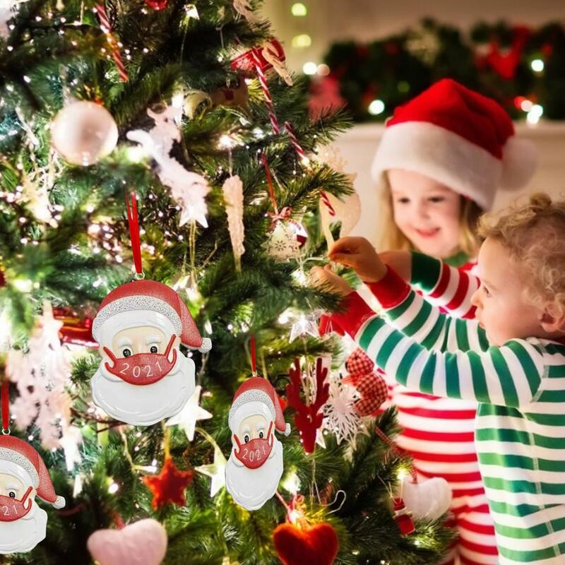 شجرة عيد الميلاد الديكور سانتا كلوز مع قناع زينة عيد الميلاد شخصية شجرة عيد الميلاد الديكور معلقة المعلقات للمنزل