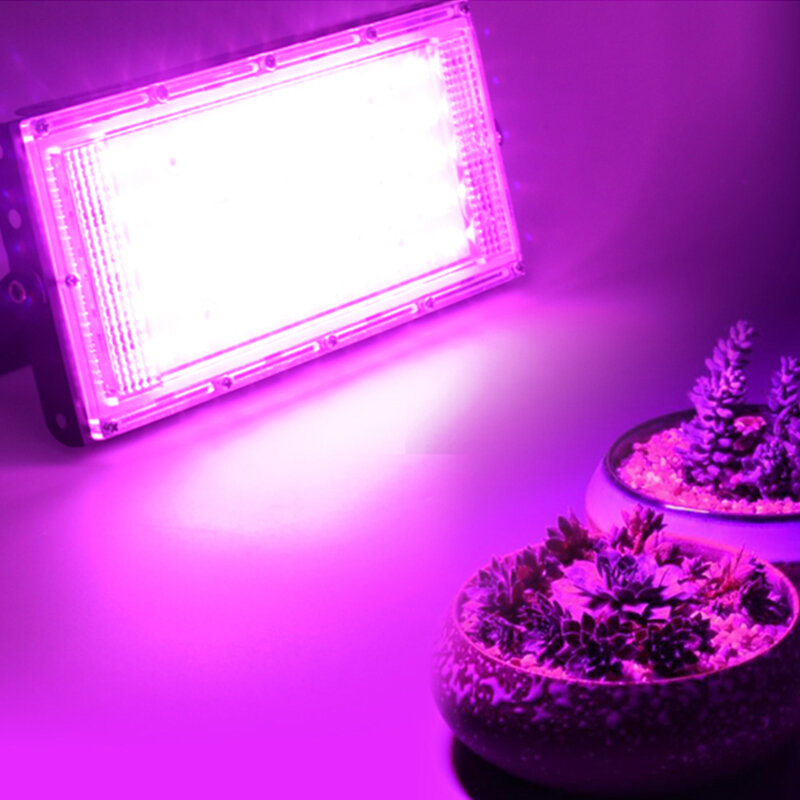 LED تنمو ضوء 2 قطعة/الوحدة الطيف الكامل فيتو مصباح للنباتات 50 واط 220 فولت LED تنمو مصباح Phytolamp البذور الدفيئة النمو الإضاءة