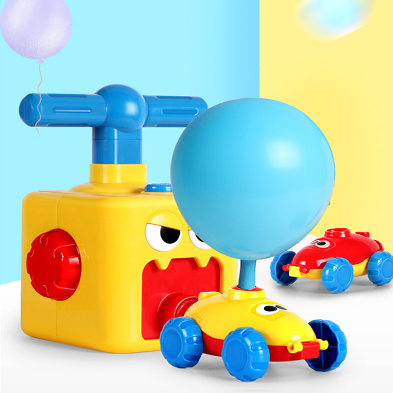نوع جديد من السلطة بالون سيارة لعبة الجمود السلطة بالون قاذفة منفاخ بالونات متعة التعليمية العلمية تجربة ألعاب أطفال