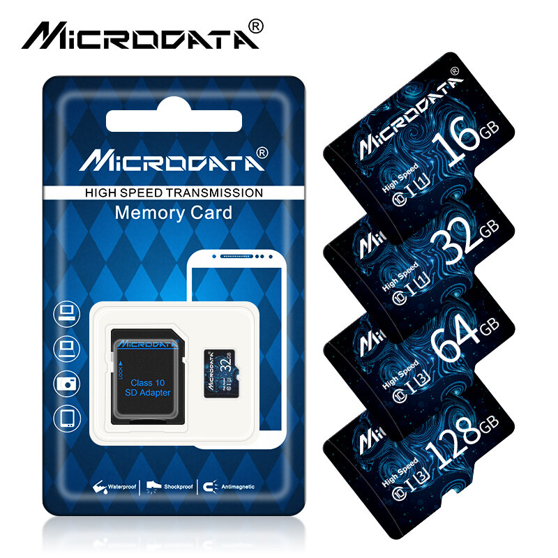الأصلي مايكرو SD بطاقة Class10 بطاقة الذاكرة 128gb 32gb البسيطة مايكرو فلاش حملة 16gb 64gb cartao دي ميموريال TF بطاقة للهاتف