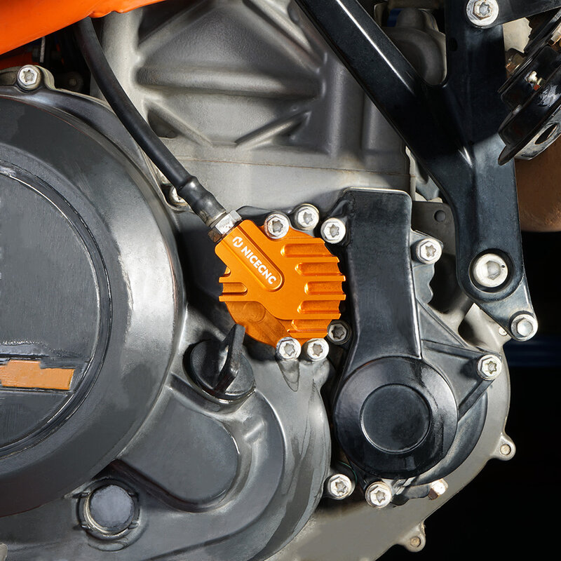 ل KTM 690 ديوك 690 إندورو R 690 SMC R دراجة نارية زيت المحرك تصفية غطاء تغليف 2012-2021 2013 2014 2015 2016 2017 2018 2019 2020