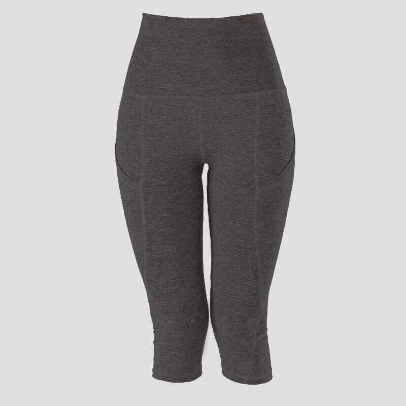 المرأة اليوغا السراويل الركض الرياضة ملابس الصالة الرياضية للمرأة للياقة البدنية تشغيل Sweatpants السراويل امرأة عالية الخصر مع جيوب فضفاضة