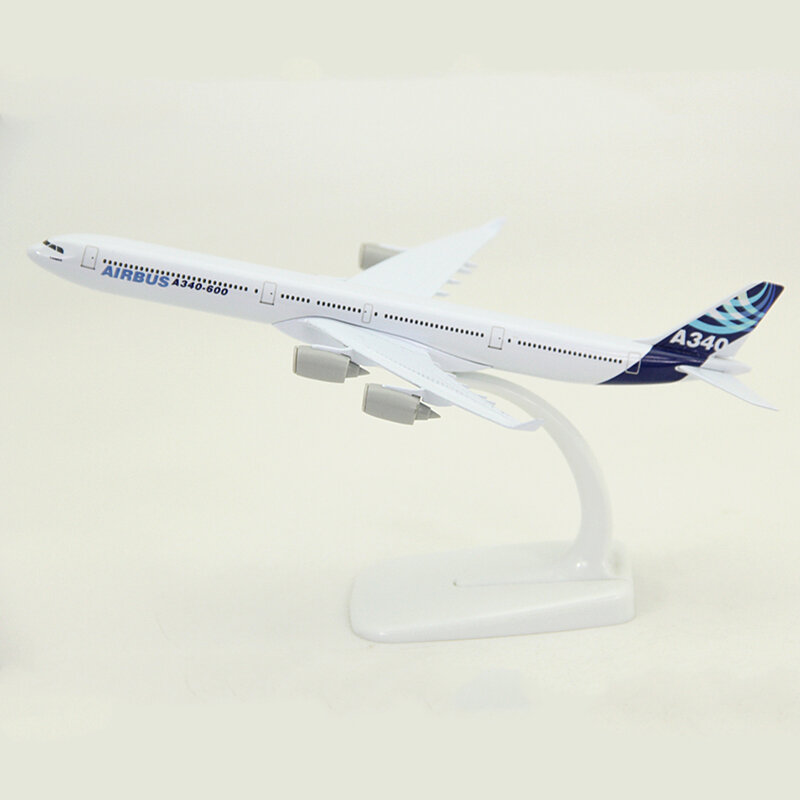 20CM Airbus 340 A340 Prototype Airplane Plane Model Diecast Metal Aircraft Toy Airliner Model Kids Gift Collectible Display