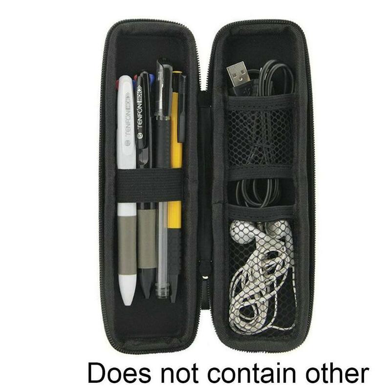 1 قطعة أسود إيفا هارد شل قلم مقلمة حامل واقية صندوق حمل حقيبة تخزين الحاويات ل قلم قلم جاف Stylu