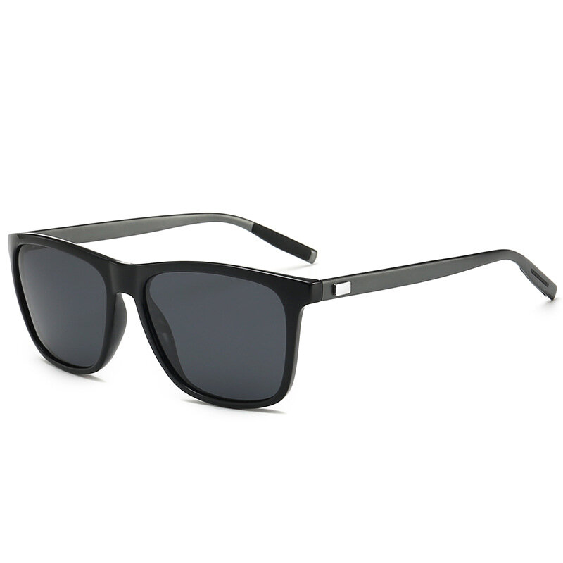 نظارات شمسية ريترو ألومنيوم TR90 للرجال والنساء ، نظارات شمسية للجنسين مع عدسات مستقطبة ، إكسسوارات عتيقة