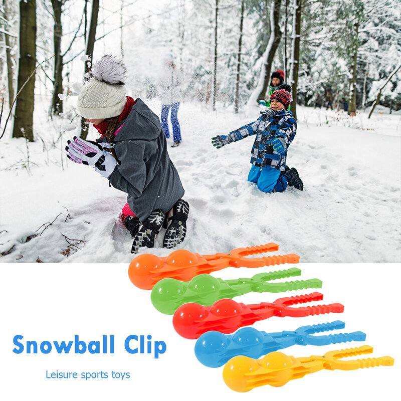 الإبداعية صانع كرة الثلج الأداة لتقوم بها بنفسك مزدوجة الكرة شكل قالب الشتاء الثلوج الرمال قالب كليب للأطفال الكبار لعبة لوازم