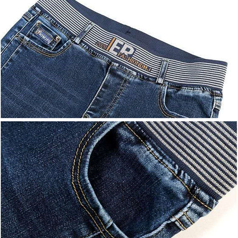 سراويل جينز عصرية ضيقة مرنة للسيدات بخصر عالٍ من قماش الدنيم كابري كابري للخروجات اليومية