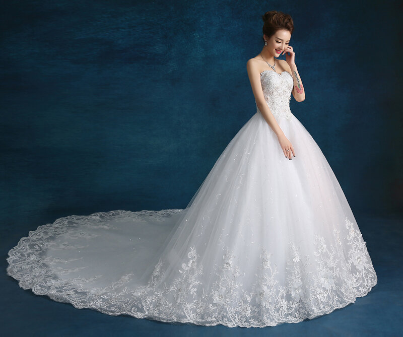 2021 جودة عالية انظر من خلال فساتين الزفاف فستاين سهرة/فساتين الحفلات الدانتيل حتى العروس Dres Vestidos De Novia حجم كبير فستان مخصص