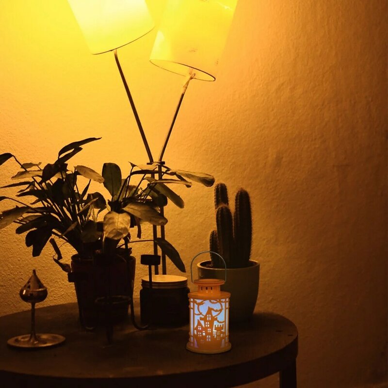 4 قطعة ضوء شمعة ديكور الطرف حساسة رواية LED مصباح ل