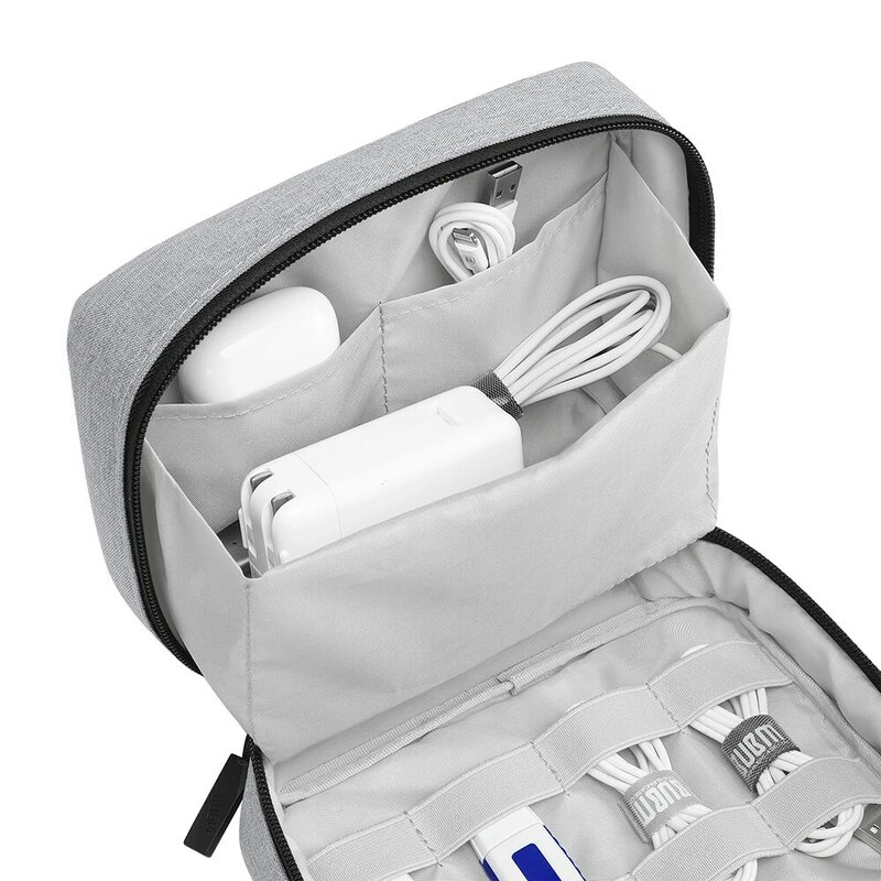 بوب حقيبة لبنك الطاقة الرقمية تلقي الملحقات الحال بالنسبة منظم الكابلات حقيبة محمولة ل USB