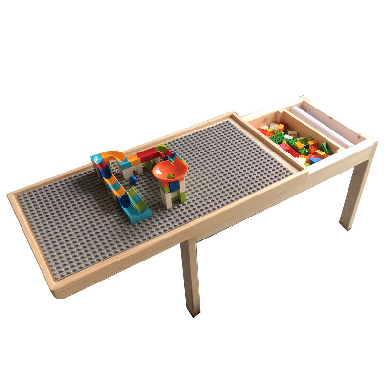 مكعبات بناء مستديرة مصقولة للأطفال ، تصميم للرسم ، مكتب ألعاب 