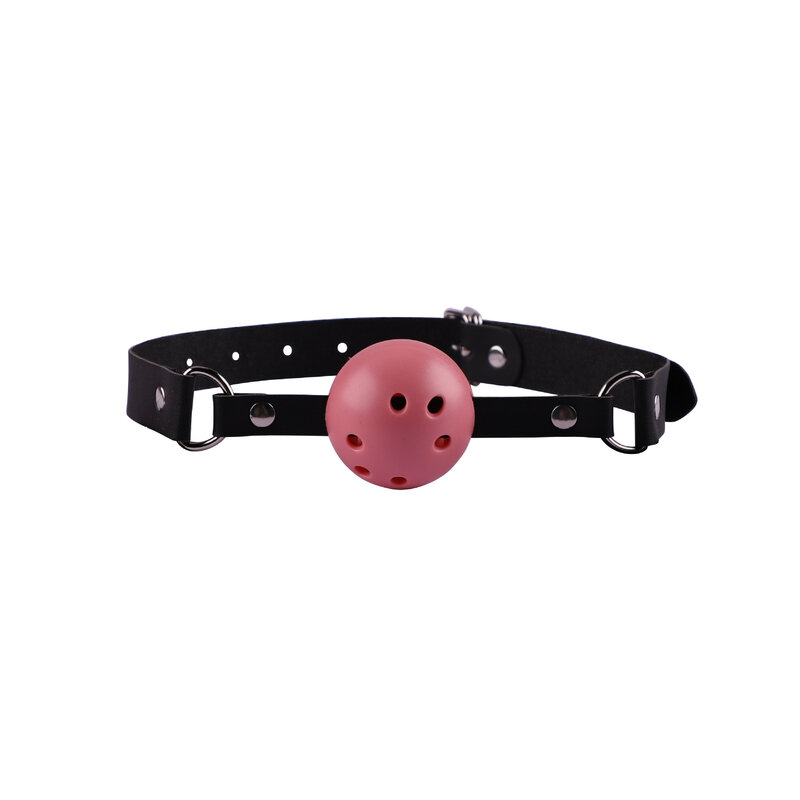 1 قطعة ألعاب الكبار الكرة BDSM عبودية القيود مفتوحة الفم تنفس مثير الكرة تسخير حزام الكمامة أدوات الجنس للأزواج