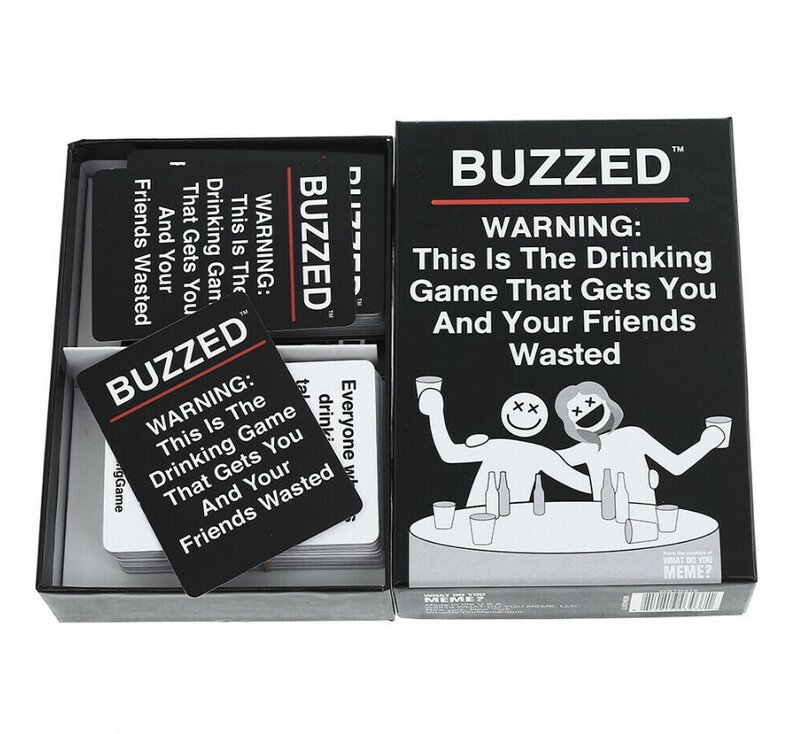 Buzzed Tipsy Wasted Board Game Card Party Drunken Game