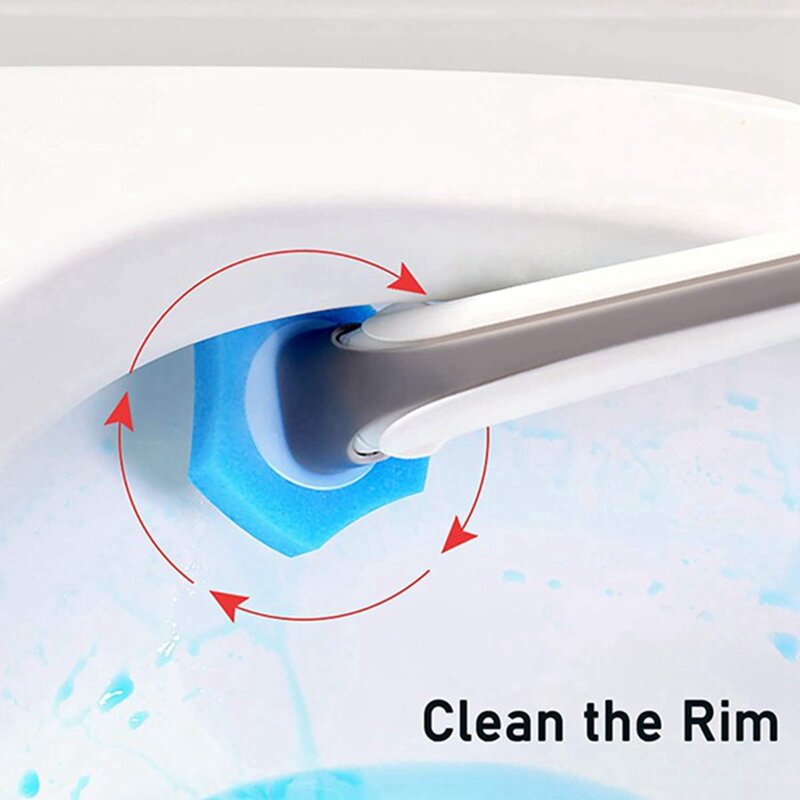 نظام تنظيف المرحاض القابل للتصرف المرحاض القابل لإعادة الملء قابلة لإعادة الملء فرشاة جديدة عبوات قابلة للتعبئة-48 عبوات