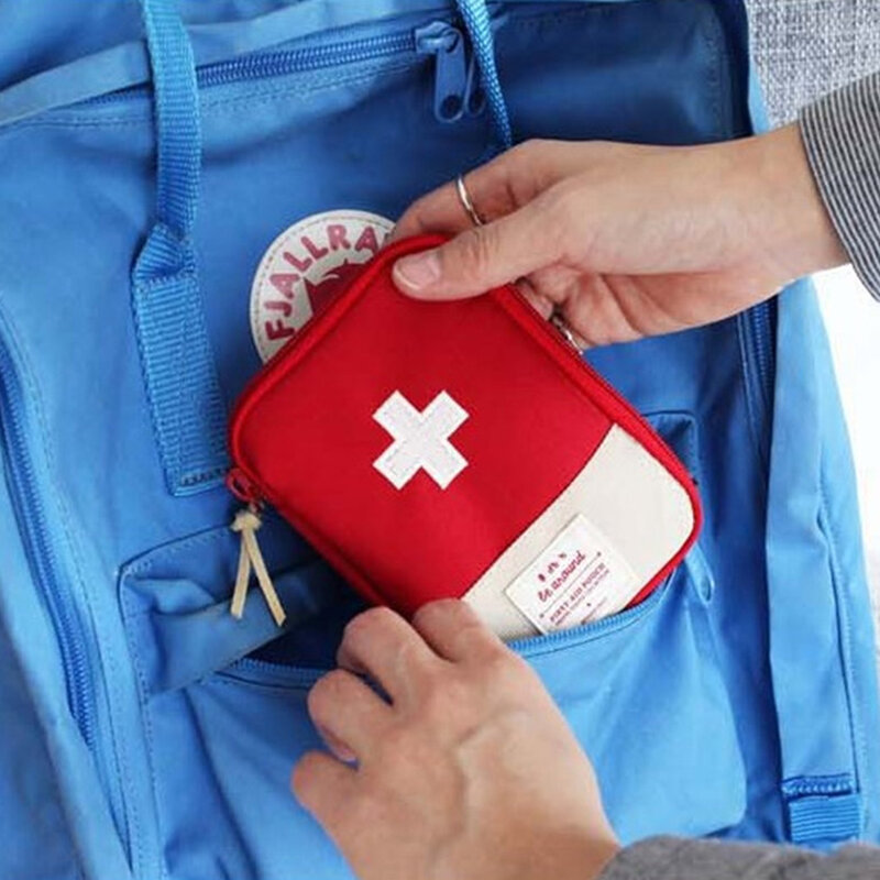 المحمولة في الهواء الطلق الإسعافات الأولية الطب حزمة طقم الطوارئ حقيبة الحقيبة حقائب السفر الطب الصغيرة مقسم التخزين المنظم