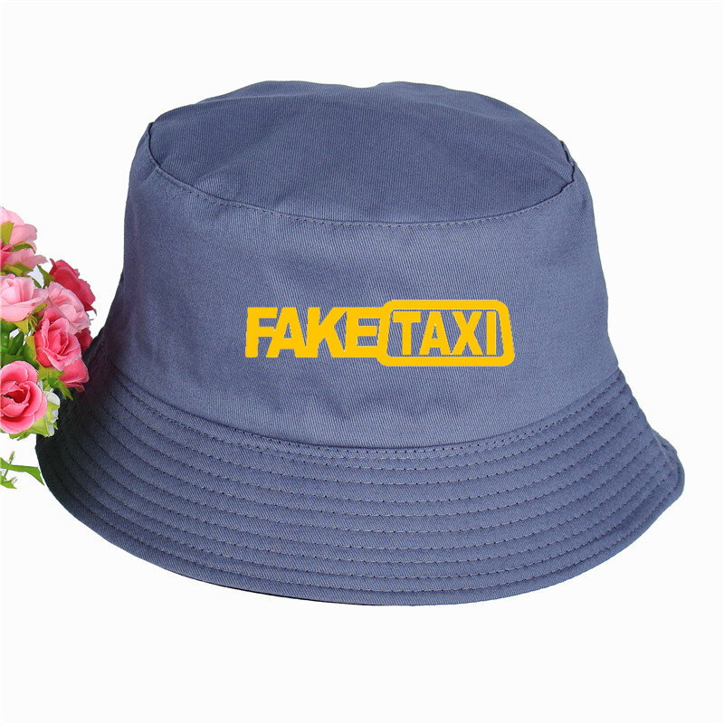 وهمية تاكسي مطبوعة دلو القبعات الصيف عالية الجودة صياد hatWomen الرجال صياد قبعة في الهواء الطلق ظلة قبعة الصيد قبعة