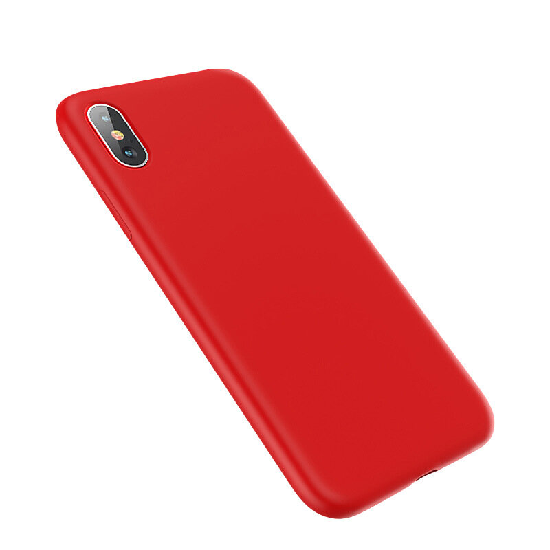 Douyin-غلاف هاتف خلوي أحمر ، Samsung S20/S20/S20 ultra ، سيليكون سائل ، S10 /S10 ، بسيط ، شامل ، مقاوم للسقوط ، ناعم