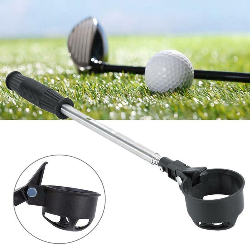 كرة جولف المسترد مريحة وعملية الفولاذ المقاوم للصدأ خفيفة الوزن أدوات رياضة الغولف لوازم تلسكوبي التقاط أداة