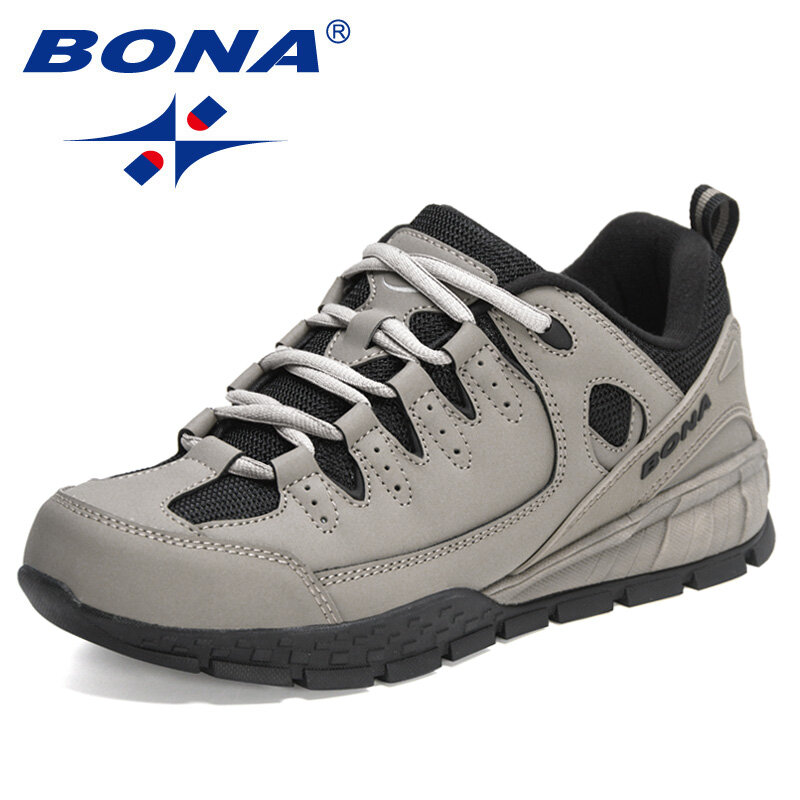 بونا 2022 المصممين الجدد في الهواء الطلق حذاء للسير مسافات طويلة الرجال المشي تسلق الجبال المدرب أحذية رياضية رجل ساباتو Masculino تنيس الأحذية
