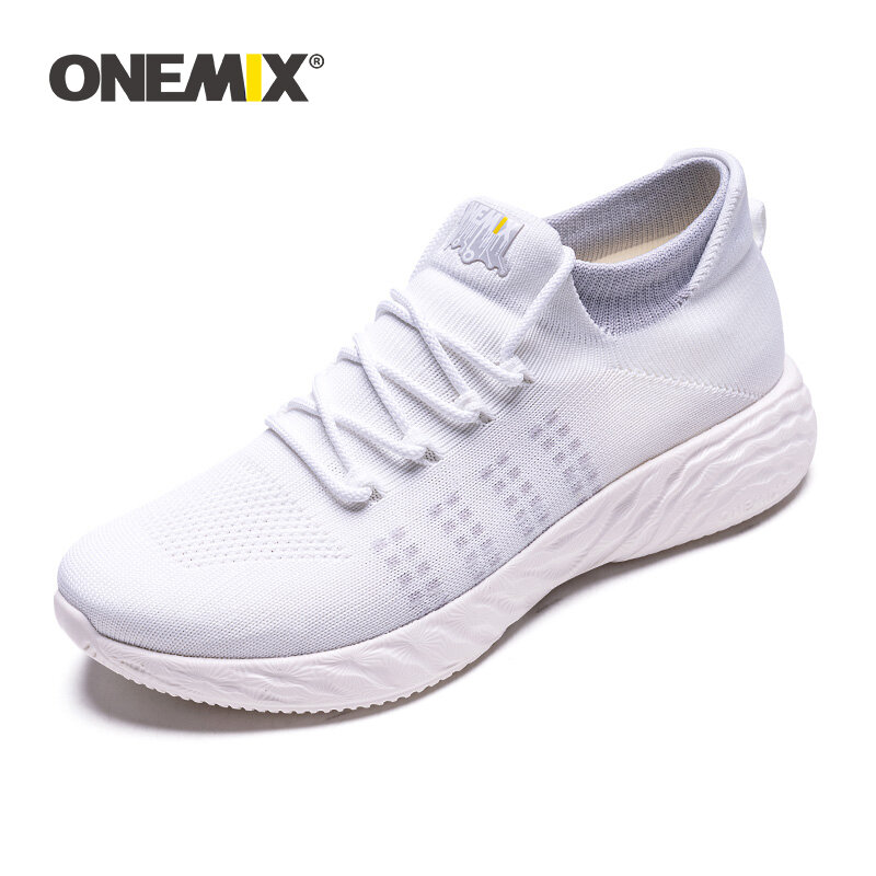 Onemix الرجال الاحذية رياضة ضوء تنفس حذاء المشي الذكور رياضة الركض رياضية للبالغين