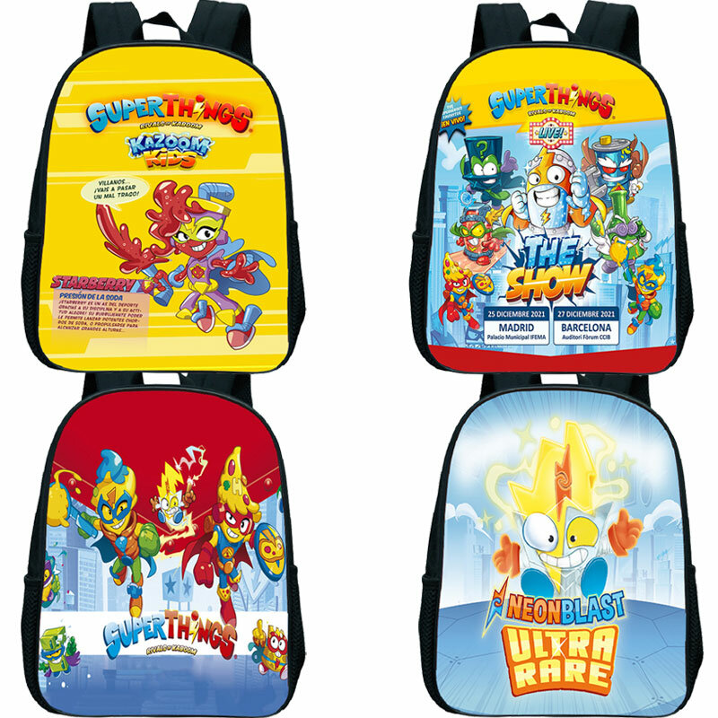 حقيبة ظهر جديدة من Superzings Series 8 لرياض الأطفال شنط مدرسية للأطفال شنط ظهر للأولاد والبنات حقيبة كتب مزينة بالرسوم المتحركة Mochila #1
