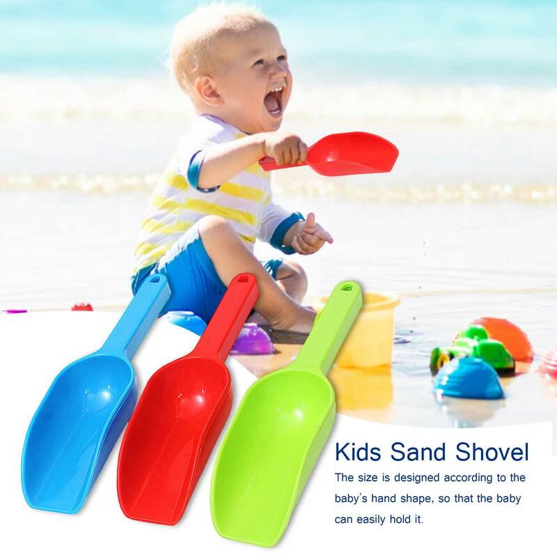 الاطفال الرمال معاول دائم البلاستيك المجرف اللعب مغرفة للثلج في الهواء الطلق تجريف الثلوج الرمال الصغيرة مجرفة اللعب منزل أدوات الشاطئ
