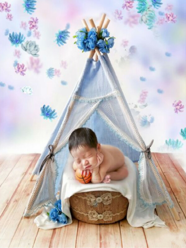 ملحقات التصوير الفوتوغرافي لحديثي الولادة ، خيمة صغيرة من الدانتيل ، زينة صور للأطفال ، ملحقات استوديو الصور ، الحلي