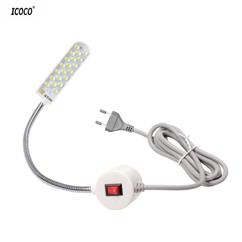 ICOCO-20 مصباح عمل LED ، مصباح أبيض قوي مع قاعدة مغناطيسية ، موفر للطاقة ، لماكينة الخياطة