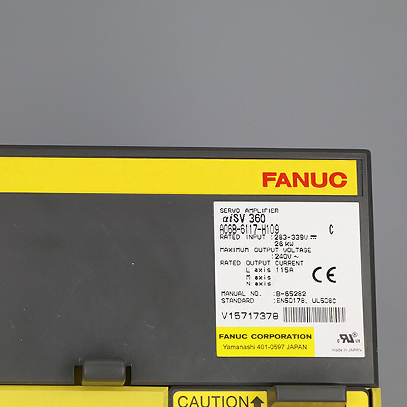 فانوك A06B-6117-H109 محرك سيرفو اختبار موافق ل CNC آلة المبيعات و إصلاح