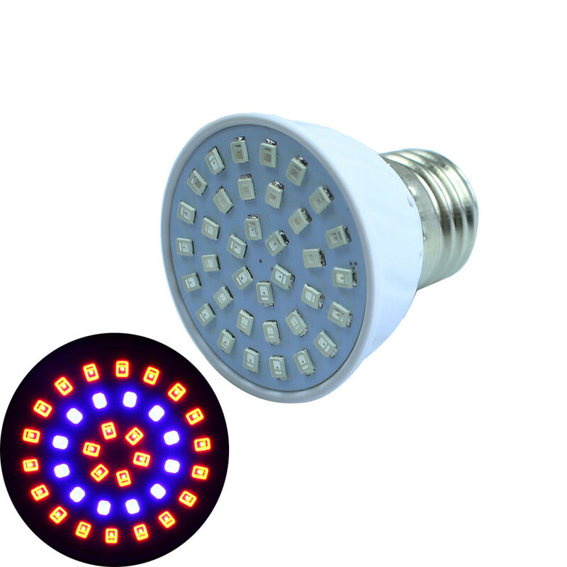 36/72 المصابيح E27 LED تنمو ضوء شاشة ليد بطيف كامل نمو النبات مصباح LED أضواء النمو ل النباتات المزهرة الإضاءة في الهواء الطلق
