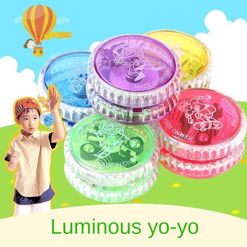 Yo-Yo الأطفال الصبي مضيئة لعبة الإبداعية فلاش لغز الصبي مضيئة الكرة مضيئة لمدة 7-14 سنة